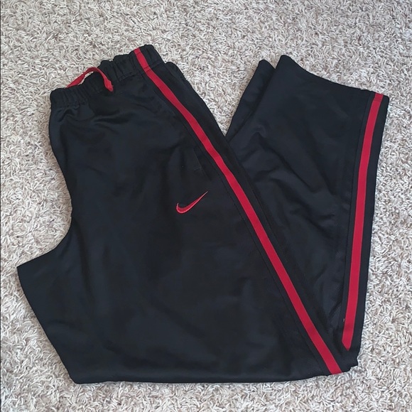 Nike Other - Black and red NIKE sweatpants